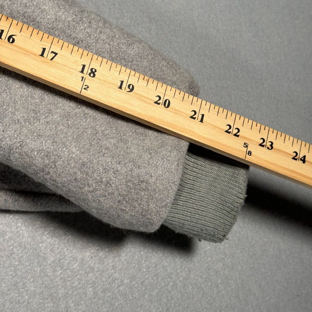Vintage Treeline Outfitters‎ Jacket Mens Medium Black Gray Garments Wool Leather - Picture 15 of 15